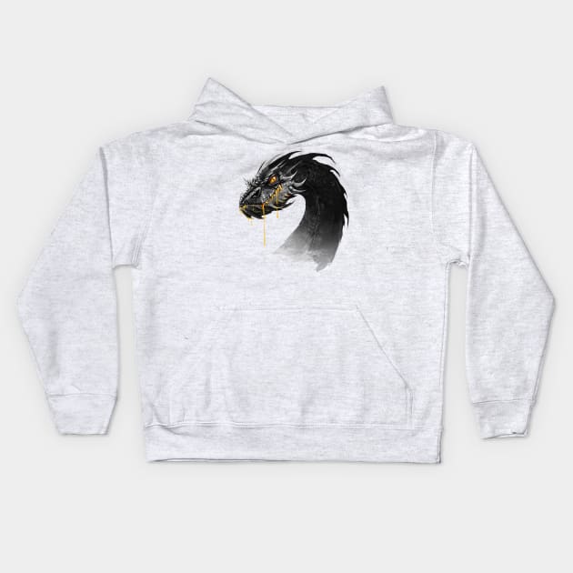 Smaug Kids Hoodie by masterhalfling